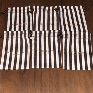 Henri Bendel drawstring jewelry pouches